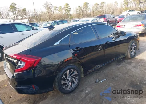 2018 Honda Civic Ex from USA, damaged, VIN 2HGFC2F76JH512359